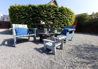 Mobilier exterieur Zapéro par Villa Courtois à Saint-Malo