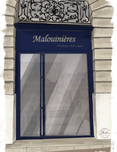 Projet Malounières - Place des Victoires à Paris